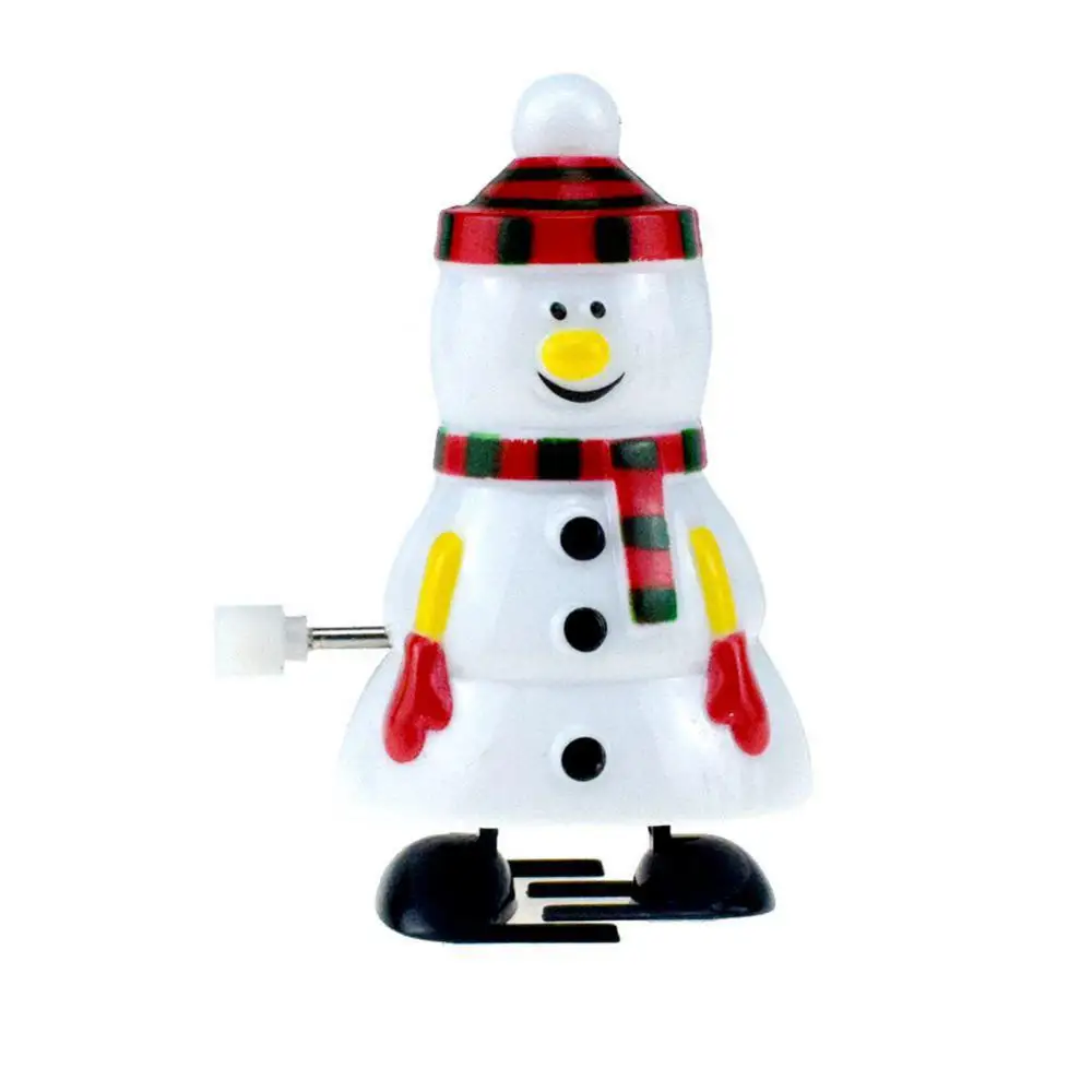 New Creative And Interesting Children's Spring Wind-up Toy Christmas Santa Claus Elk Penguin Snowman Funny Toy Halloween Gift