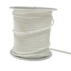 Durable White Rope Trimmer Line - Multi-Size Options (4mm 5m)