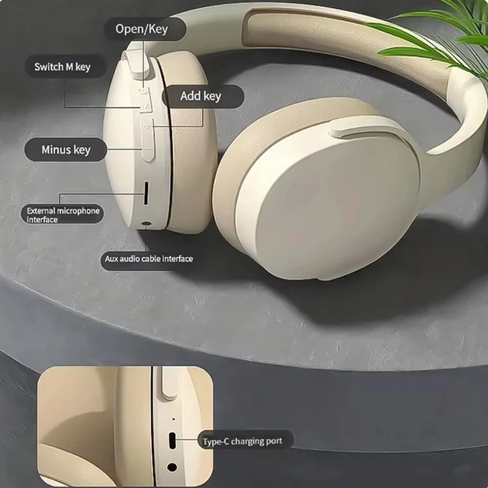 Xiaomi Wireless Headphones P2961 Bluetooth 5.3 Over-ear Earphone For Samsung iPhone Stereo Hifi Headset Game Earbuds With Mic 5