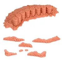 1/72 Diorama Model Kits DIY Materials for Trains Railway Streets Model Accs 1
