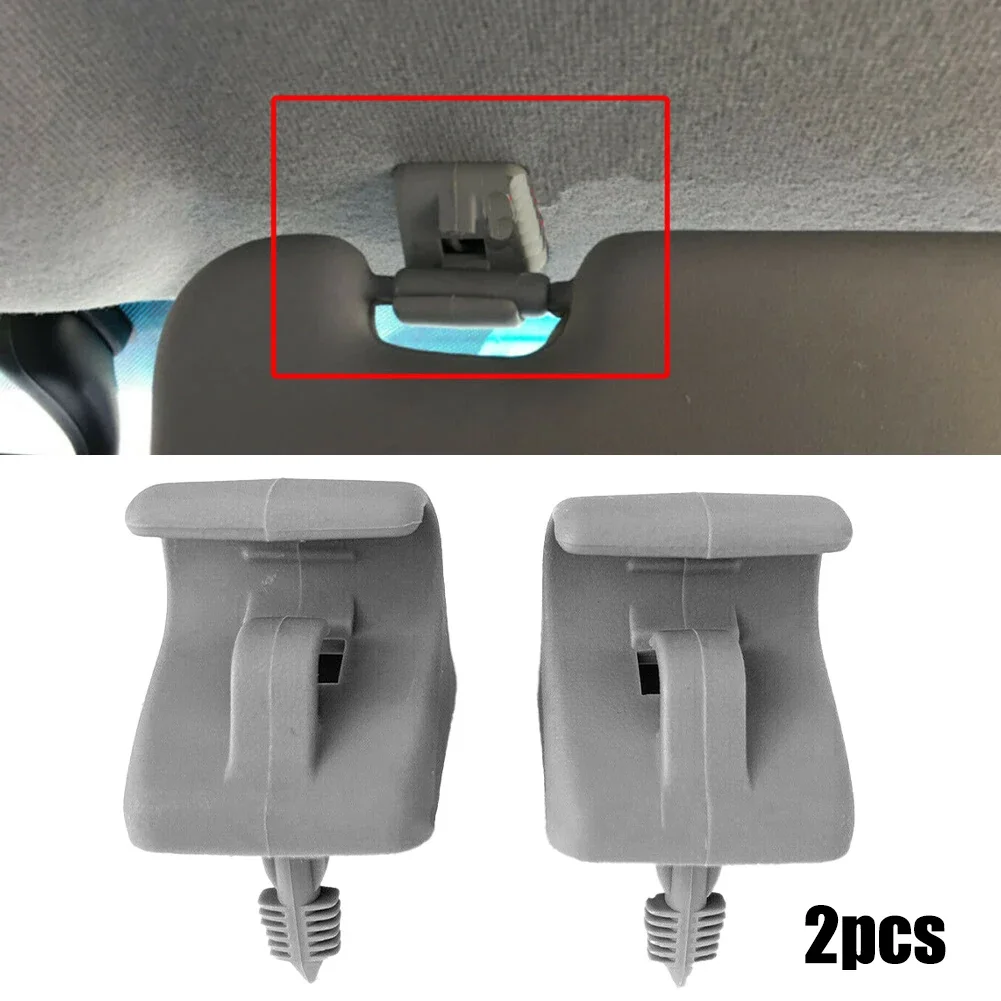 2pcsSunVisorClipSunVisorBracketHookCarInteriorReplacement