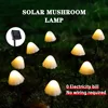 LED Solar Light String Outdoor Waterproof Mushroom Lawn Light Garden Courtyard Terrace Trail Landscape Decoration Lighting 4