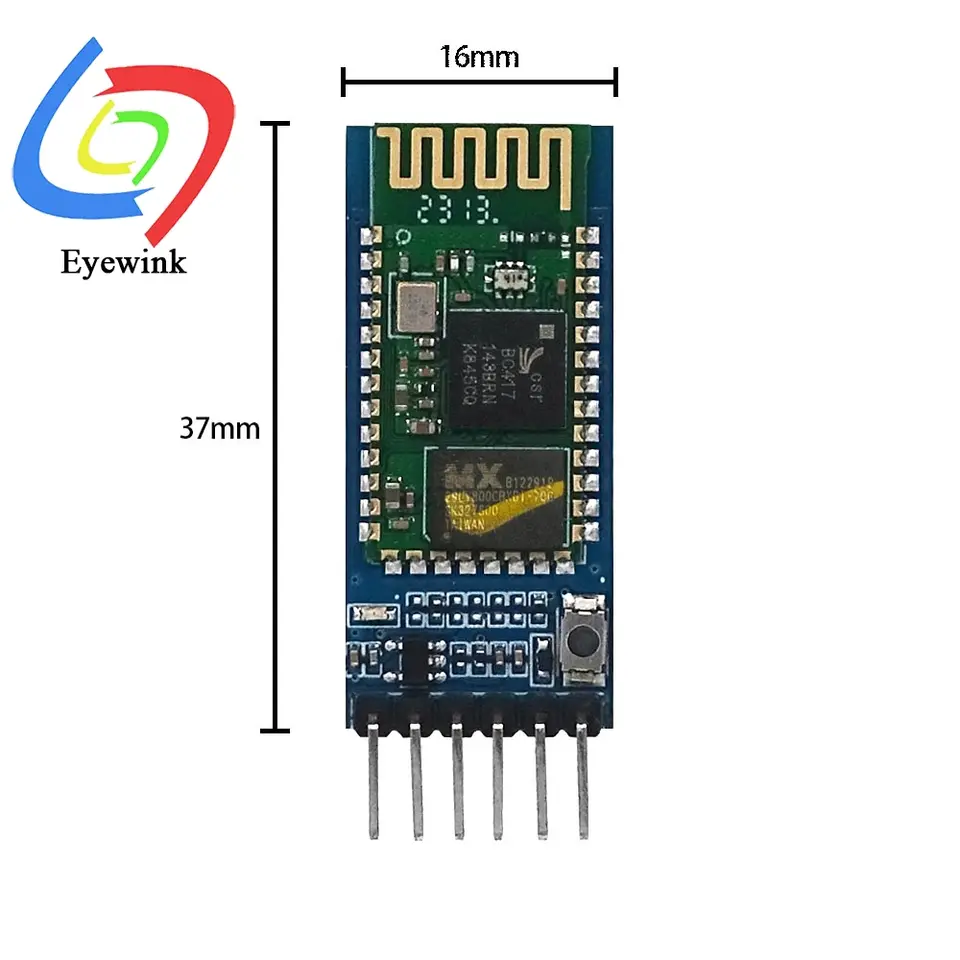 HC-05 HC-06 Master-Slave 6Pin/4Pin Anti-Reverse Integrated Bluetooth Serial Pass-Through Module Wireless Serial for Arduino image 6