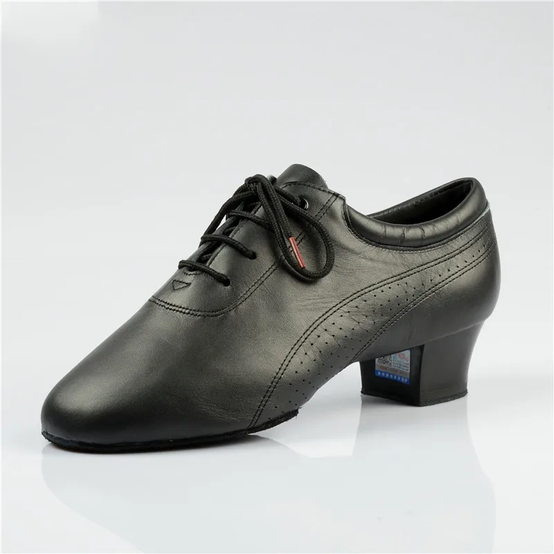 BD Dance Men Latin Dance Shoes 424 Split Outsole Soft Leather Professional Dancesport Shoe Elastic Heel Ballroom Dancing Shoes 3