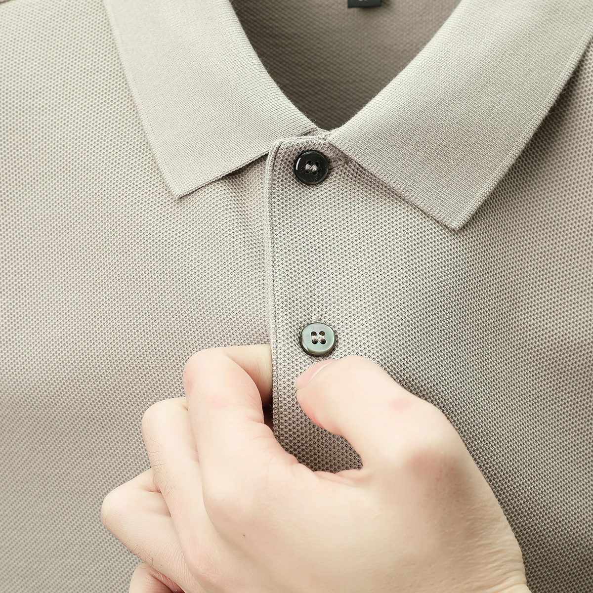 100% pure cotton luxury brand men's short sleeved polo shirt summer fashion stripe classic golf top casual silk business T-shirt 98 S0565645c975740ea9a7e1739005fffcfD