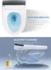Smart Toilet with Bidet Built in Bidet Toilet Combo with Warm Water Sprayer & Dryer Heated Seat Auto Dual Flush Foot Sensor 5