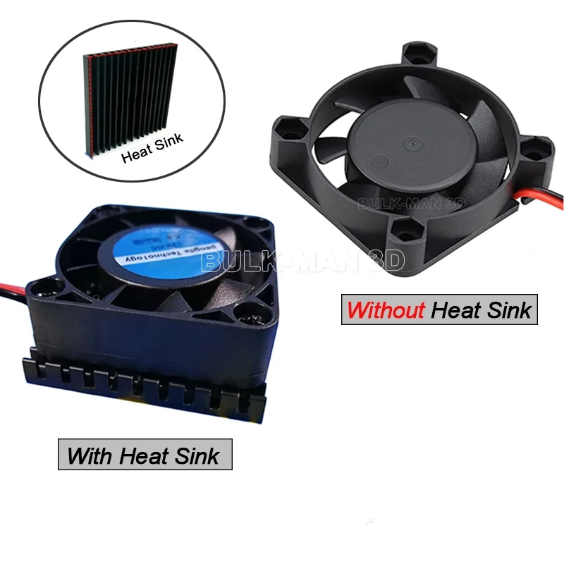2Pcs/lot 40mm Fan DC 12V 24V 4010 Oil / Dual Ball Bearing Brushless Cooling 40x10mm 2PIN Small Exhaust Fan For 3d Printer Parts