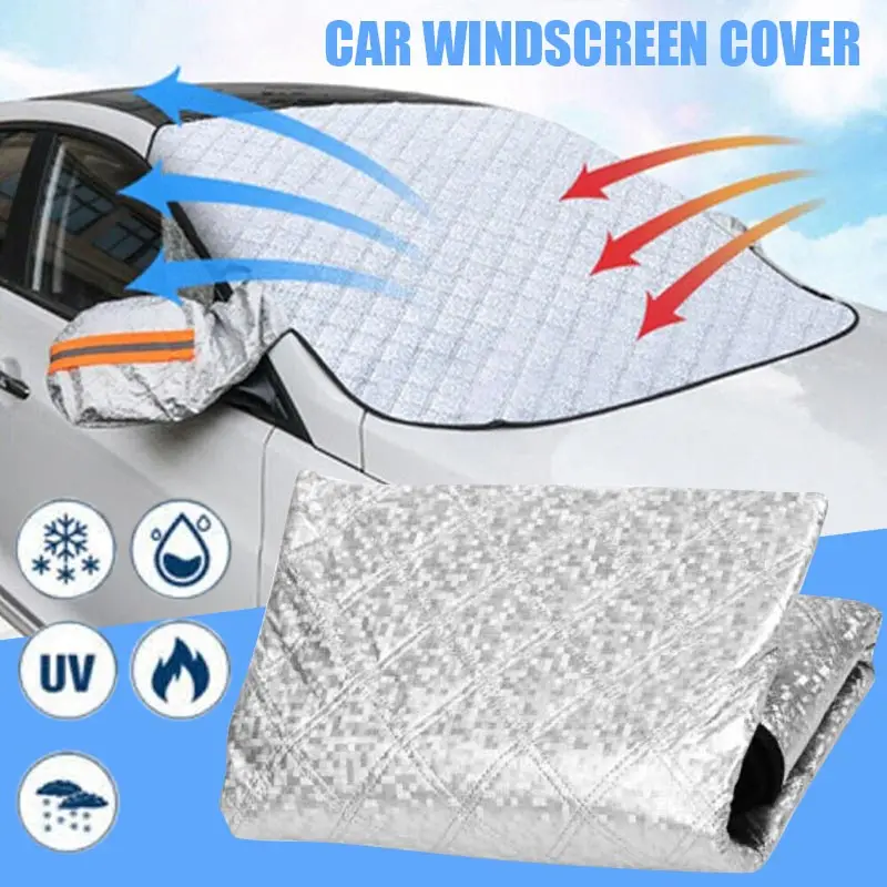 

Car Windshield Snow Cover Outdoor Sunshade Waterproof Anti Ice Frost Auto Protector Winter Car Exterior Covers For Sedan