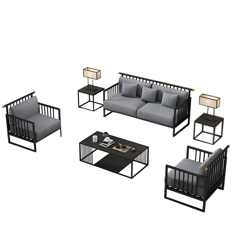 Nordic Leather Office Sofas Chaise Luxury Individual Sleeper Accent Lounge Office Sofas Sectional Bureau Meuble Furniture