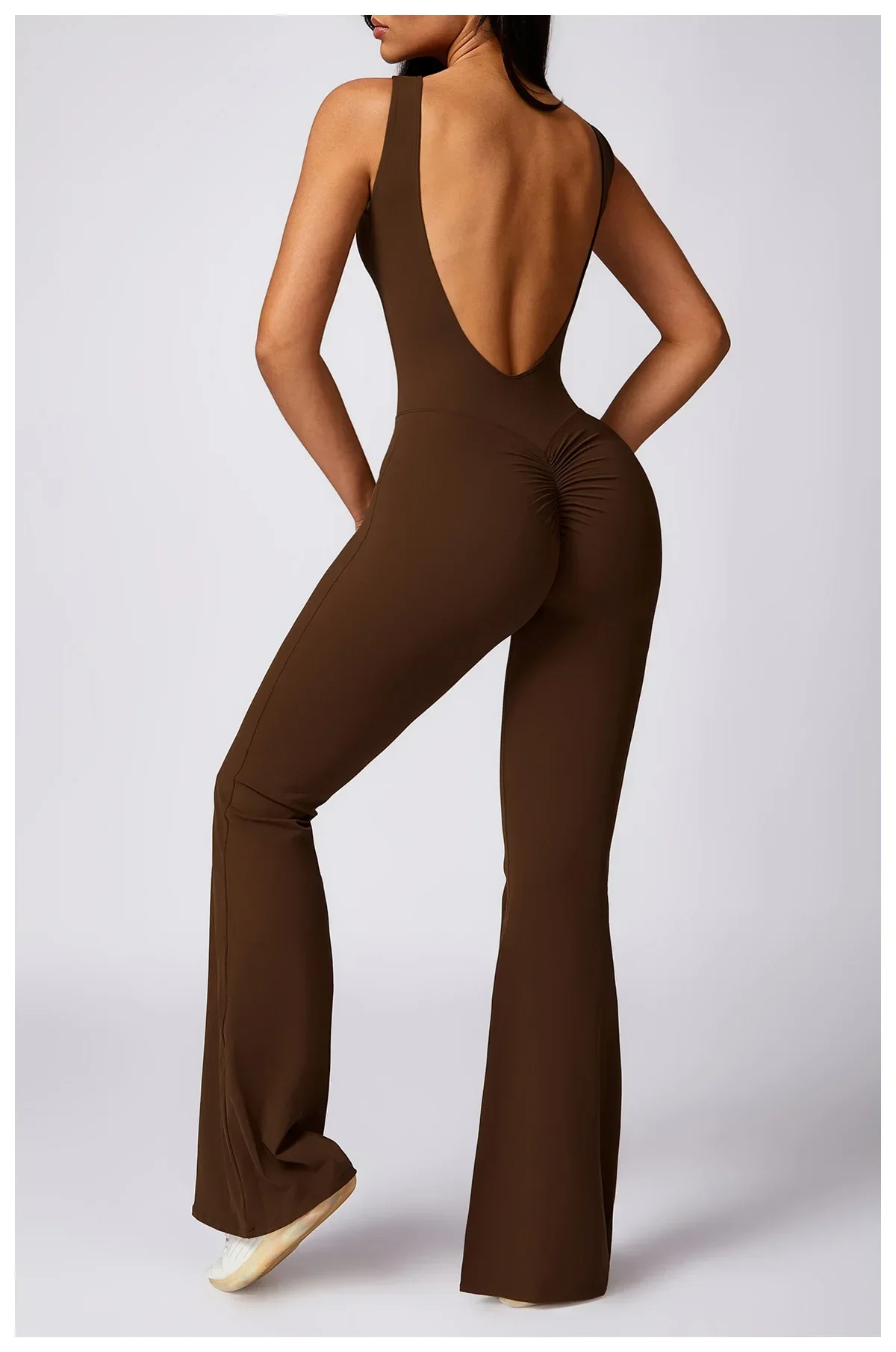 New Gym Sportswear Solid Seamless Women Training Yoga Jumpsuit Push Up One Piece Fitness Rompers Lady Workout Legging Bodysuits