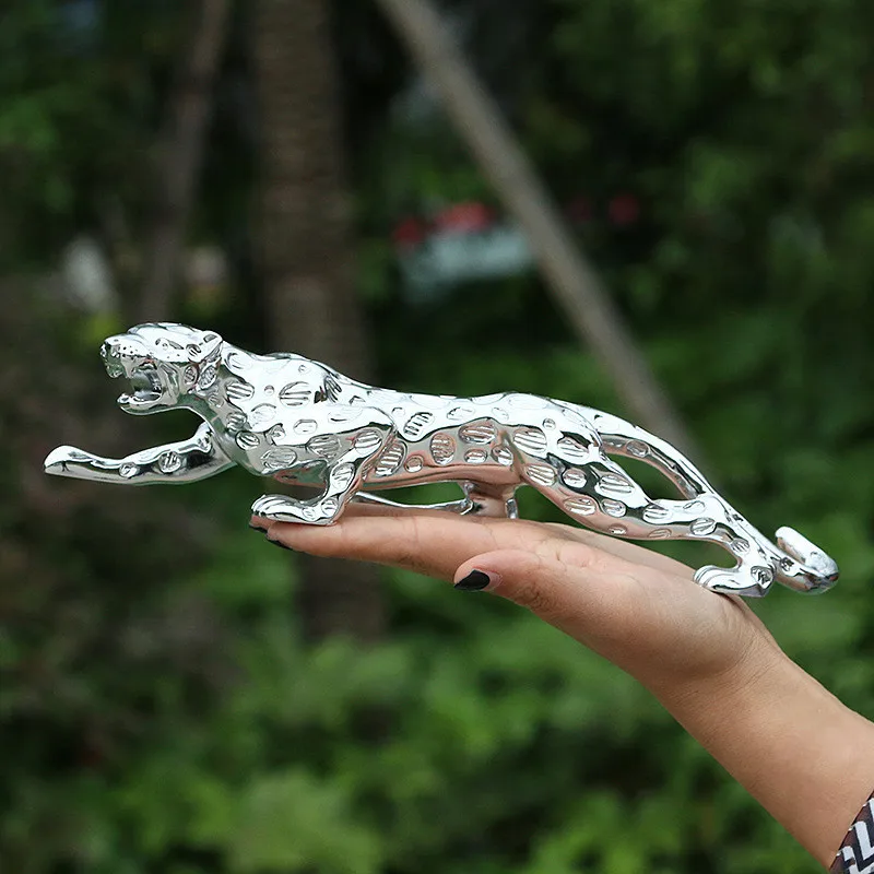CAR ORNAMENTS LEOPARD FIGURINE AUTOMOBILES INTERIOR DASHBOARD RESIN ANIMAL CRAFTS HOME DECORATION ACCESSORIES GIFT