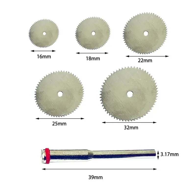 11PCS Mini Circular Saw Blade Cutting Disc Wood Cutting Wheel For Rotary Electric Tool