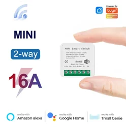 Enhanced Smart WiFi Switch with App - Controlled Automation and Voice Assistant Compatibility (WHITE)