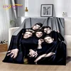 3D One-Direction Rock 1D Combinatio HD Soft Flannel Blankets,Throw Blanket Comfortable Blanket for Picnic Beds Sofa Home Bedroom 1