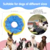 Dog donuts, noisy paper toys, outdoor interactive, squeaking sound, bite resistant, suitable for small and medium-sized dogs 3