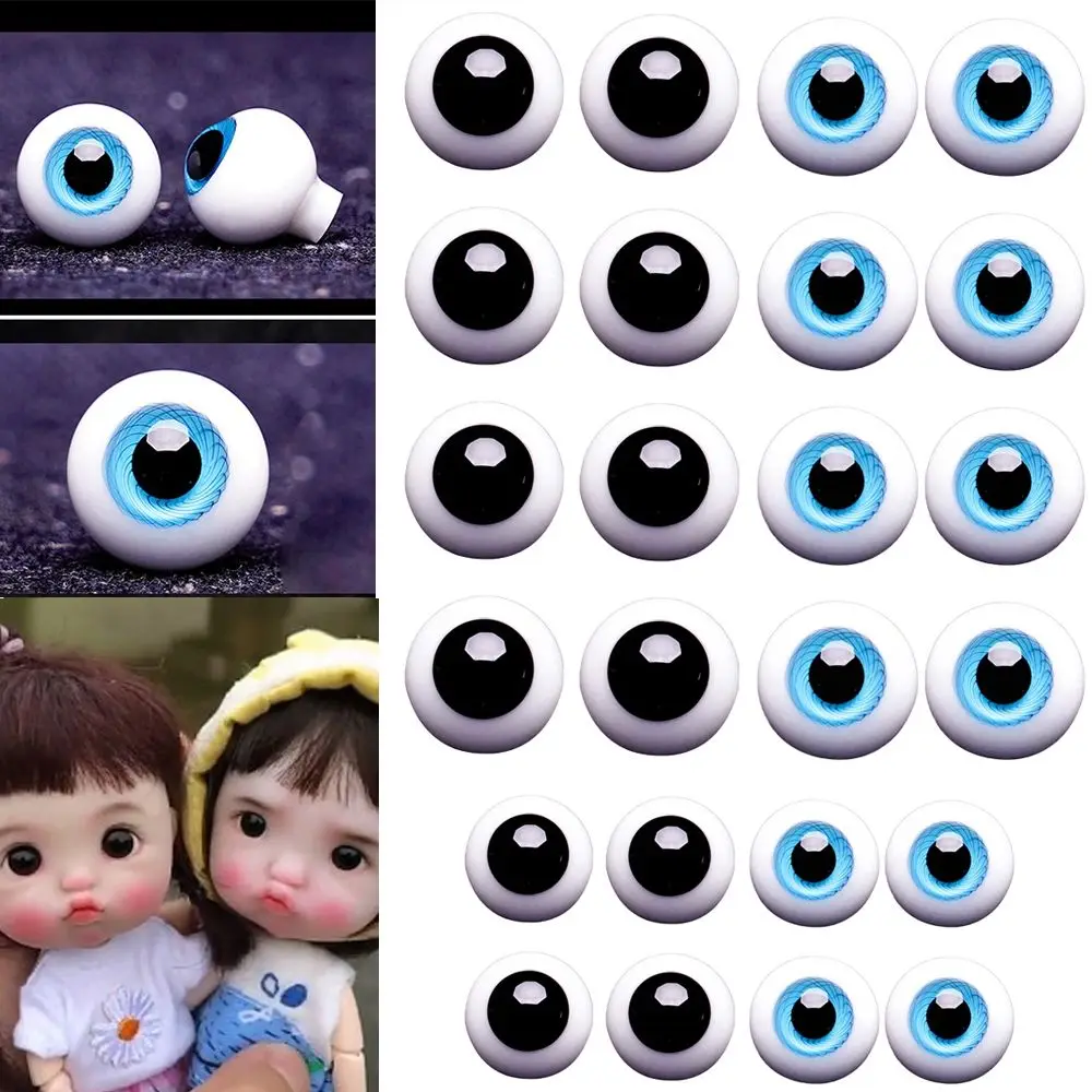 6mm/8mm/10mm/12mm/14mm DIY Accessories Eyeball Doll Making Crafts Safety Animal Toy Glass Eyes