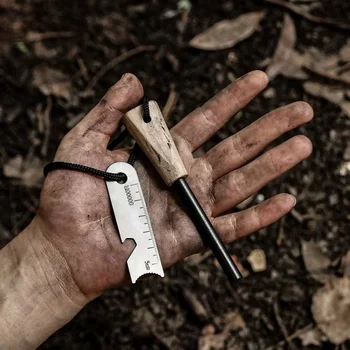 Bear Grylls Survival Fire Starter Magnesium Flint Rod, Portable Emergency Firesteel Kit Lighters Smoking for Camping Hiking Tool 1