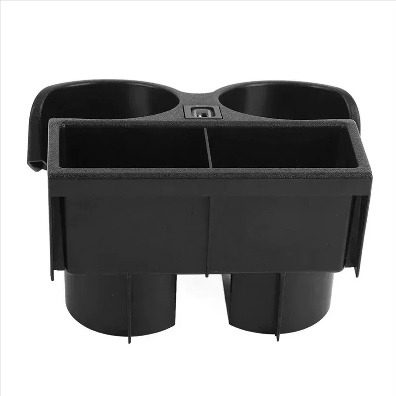 FYE727068 자동차 앞좌석 중앙 대형 컵홀더 블랙 (닛산 패트롤 GU Y61 1998-2016용) 음료수병 컵 홀더 PD 충전기