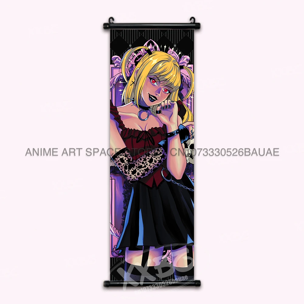 Death Note Anime Nostalgia Hanging Poster - Home Decoration Wall Art Mural Featuring Yagami Light and Ryuk