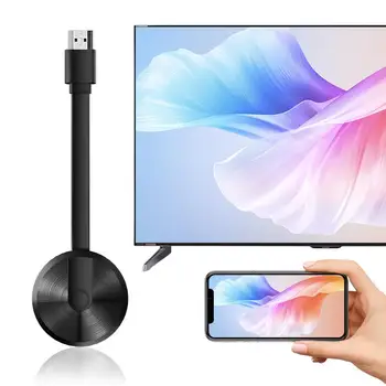 4K 5G Screen Projector Mobile Phone Connected to TV Wireless HDMI Transmission to Computer Monitor 4K HD HDMI Media Player