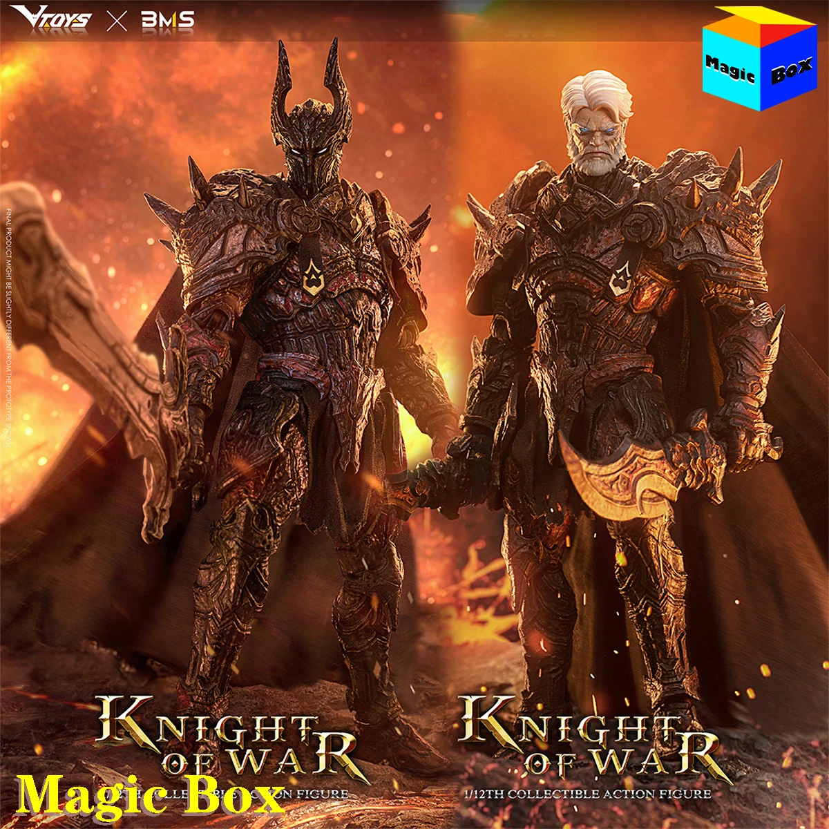 

Original VTOYS X BMS VSD005 1/12 Knight of War Model Ruthless Knight Anime Doll Toys 18.5cm Full Set Action Figure for Fans Gift