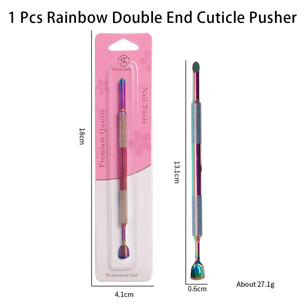 Description Picture 6 of item50pcs 100/240# Nail Cuticle Pusher Self-adhesive Sand Flake Files Trimming Nails Pre Polishing Manicure Treatment Tool SteelPush