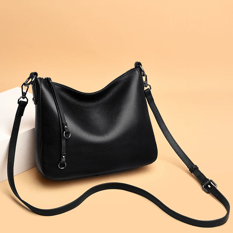 

Women shoulder Bag Genuine Leather Crossbody Bag Ladies Cell Phone Purses Wallet girls Bags Sling Handbags