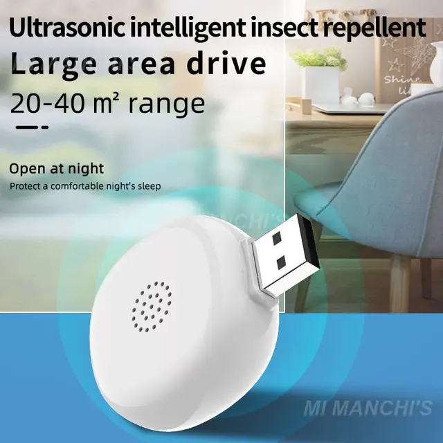 Szúnyogkészülék Mini Kültéri Otthoni Frekvenciakonkonverzió Hordozható Intelligens Háziállatok Ellátja A Szúnyogtaszító Ultrahangot - Image 6
