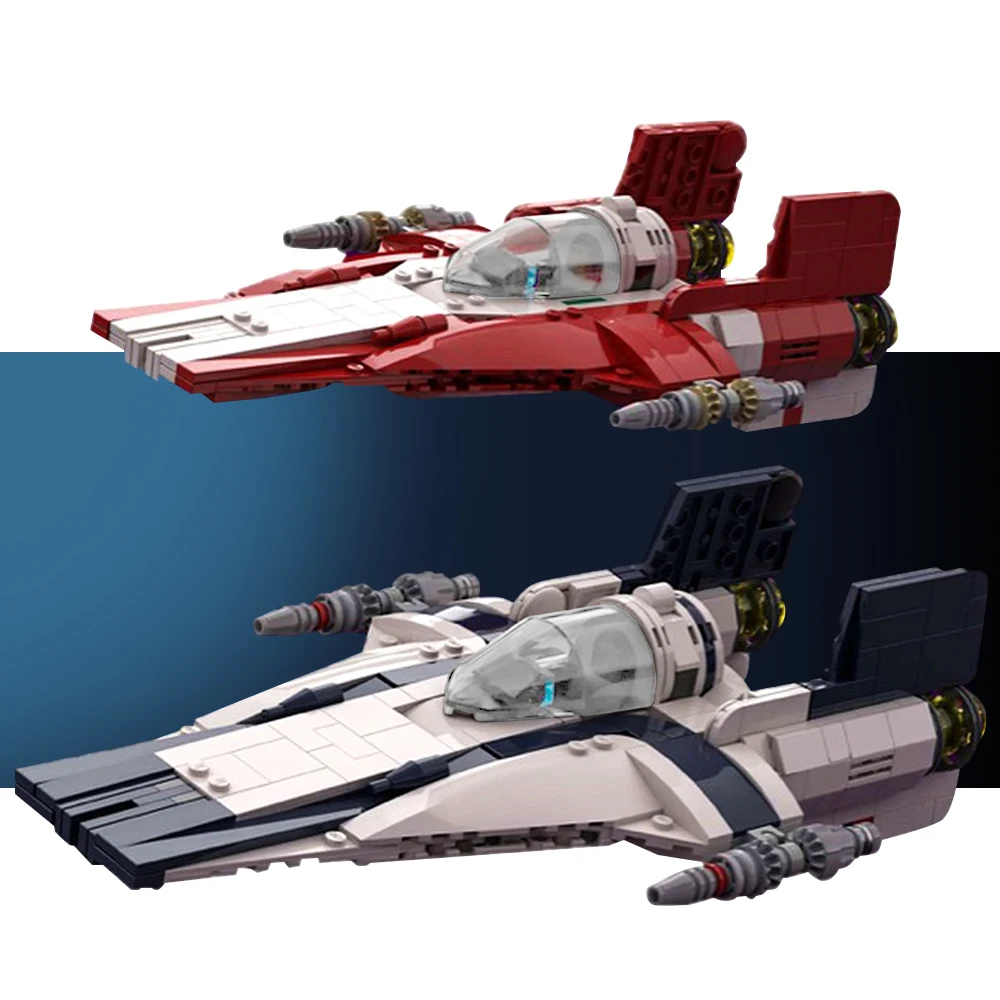 

MOC Space War Resistance RZ-2 A-Wing Space Fighter Building Block Set Spaceship Model Toys for Children Gifts