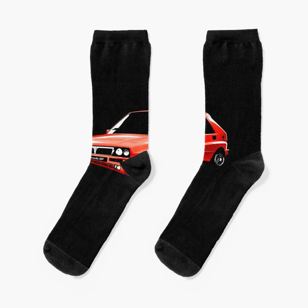 

DELTA INTEGRALE - RED Socks hip hop hiking Socks Woman Men's