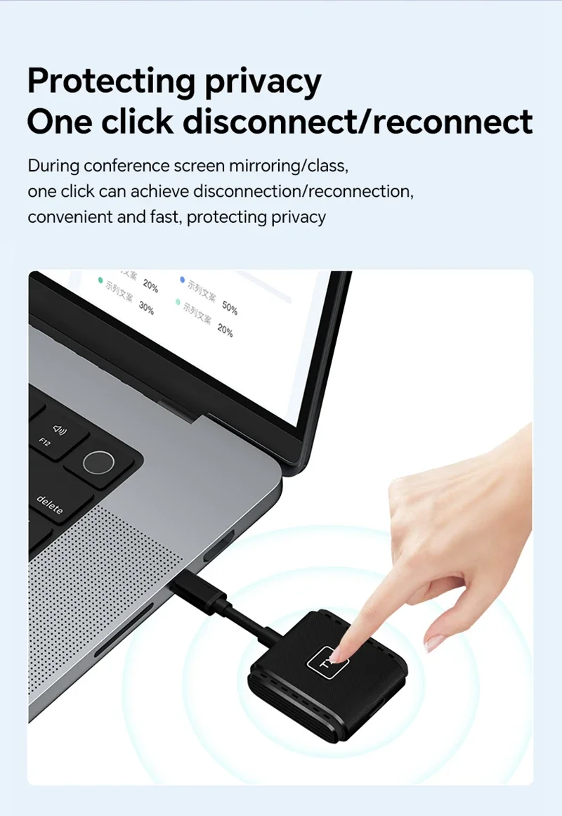1080P 50m Type C / HDMI Wireless Extender Video Transmitter and Receiver Display