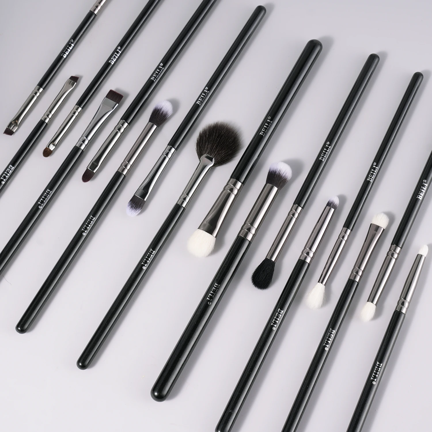 BEILI professional advanced makeup brush set eye face makeup brush foundation blush eye shadow smudge mixed makeup brush beauty 6