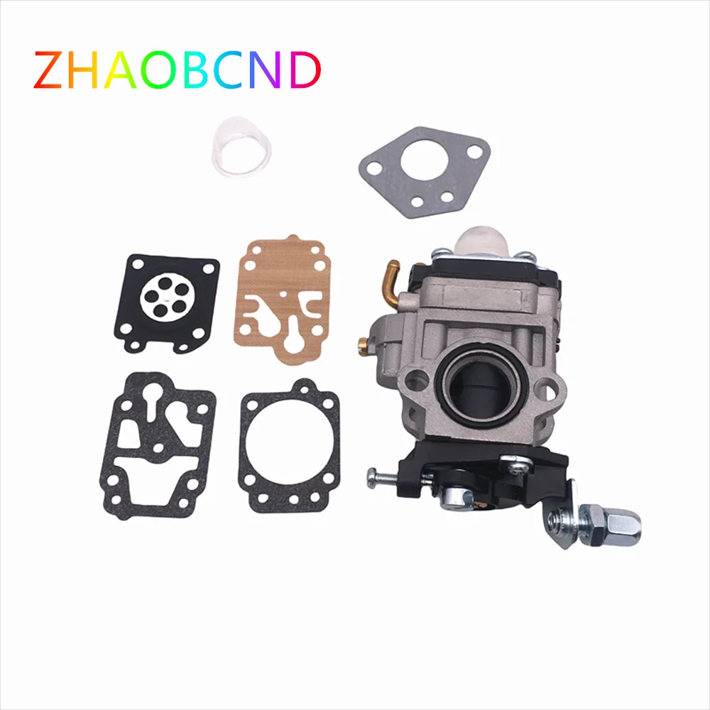 Carburetor Kit 15mm for 43CC 52CC 47CC 49CC Brush Cutter Replacement Parts