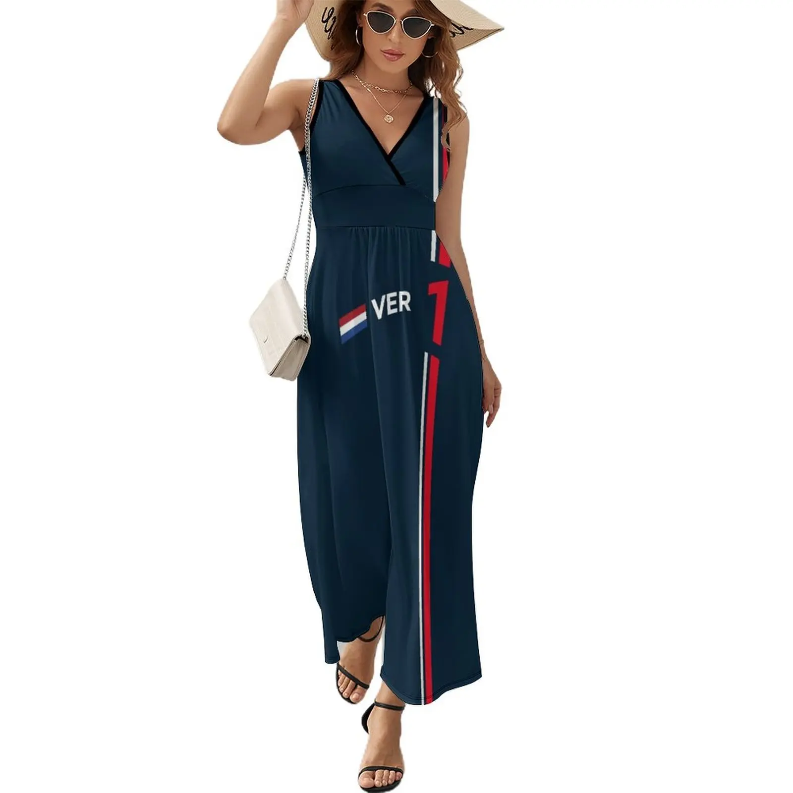 

F1 2022 - #1 Verstappen Sleeveless Dress elegant women's sets Women's summer dresses