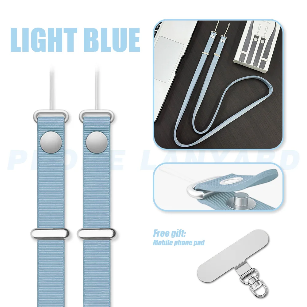 Crossbody Phone Lanyard Necklace Strap - Anti-drop Portable Shockproof Accessory