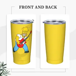 Simpsons Cartoon Stainless Steel Vacuum Insulated Tumbler and Mug - 20OZ (4)