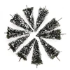 10pcs Model Pine Trees Miniature White Snow Trees Winter Forest Train Railway War Game Layout Landscape Diorama Scenery OO Scale 5