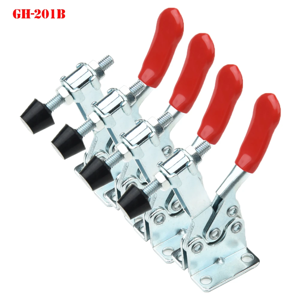 Red Toggle Clamp Gh201b 100kg Quick Release Tool Horizontal Clamps