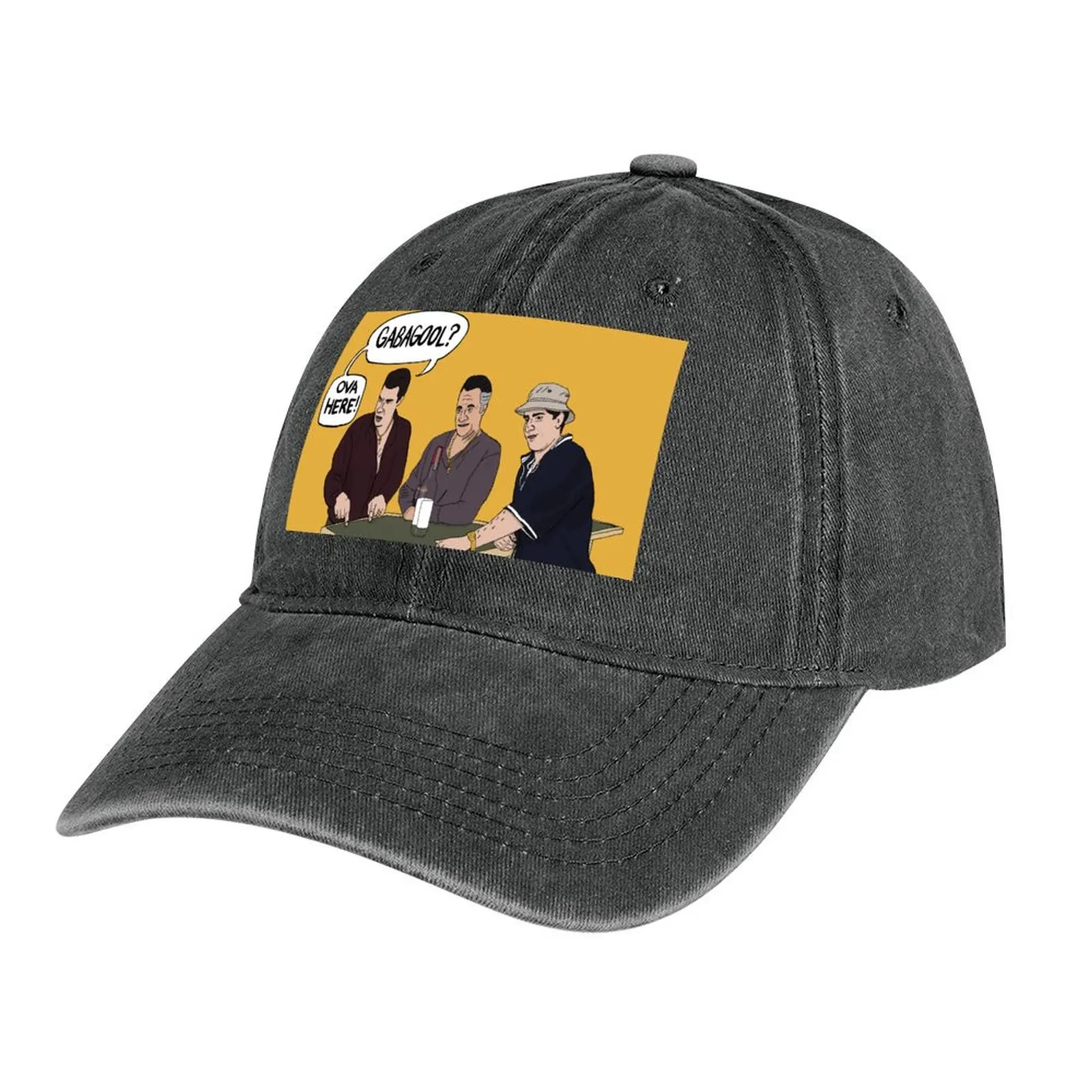 

Gabagool Ova here! Cowboy Hat Ball Cap Hat Man For The Sun Kids Hat Hats For Men Women's