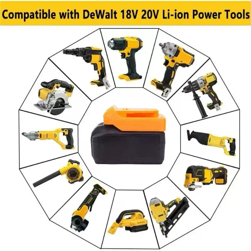 Aldi Ferrex Activ Energy 20v 40v용 배터리 어댑터 Dewalt 18v 20v 도구 커넥터로 변환(도구 및 배터리는 포함되어 있지 않음)