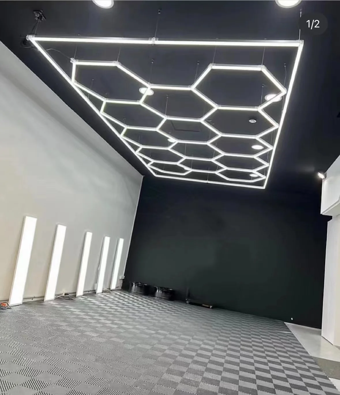 The Customized Led Workshop Garage Hexagonal Light