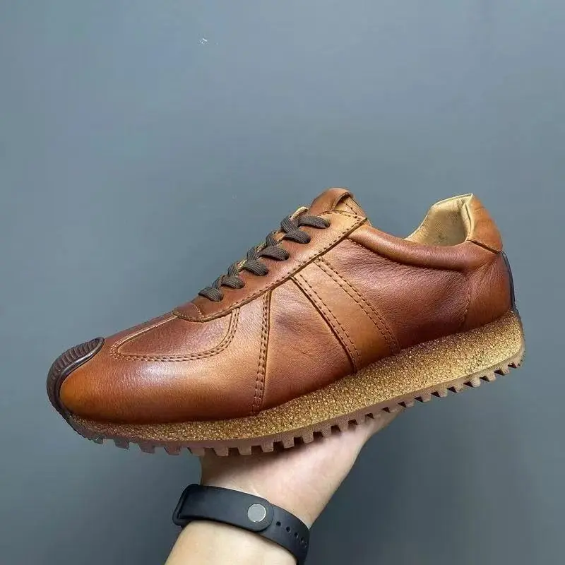 Original Men's Sneakers New Thick-soled Small White Shoes Casual Sports Flat Heel Round Toe Comfortable Trend Fashion Elastic 3