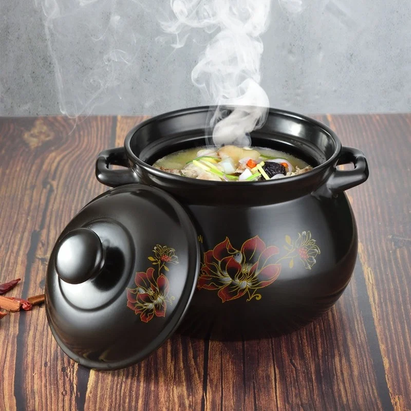 

Chinese Ceramic Soup Pot Non Stick Thick Bottom Stewpan Cooking Food Chafing Dish Kitchen Cookware Stew Macetas Home Kitchenware