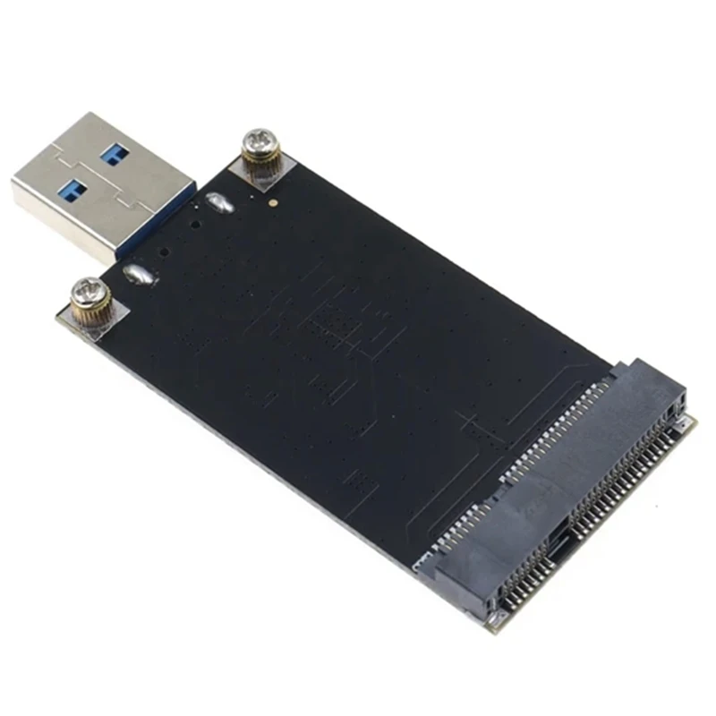 Msata-USB 3.0 솔리드 스테이트 드라이브-모바일 하드 드라이브, ASM1153E 칩 플러그 앤 플레이, 크기 30X50, 고품질 블랙 1 개