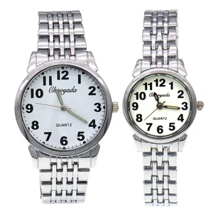 Brand New Couple Simple Watch Fashion Wristwatches For Women And Man Stainless Mesh Quartz Clcok Watch