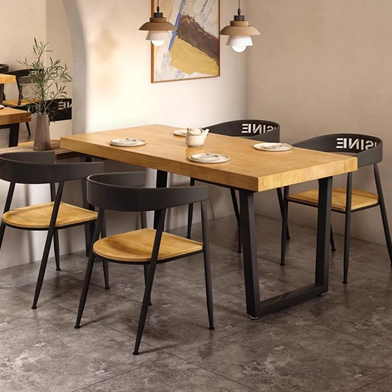 Designer Classics Restaurant Chairs Metal Garden Armrest Comfortable Restaurant Chairs Balcony Cadeiras De Jantar Home Furniture