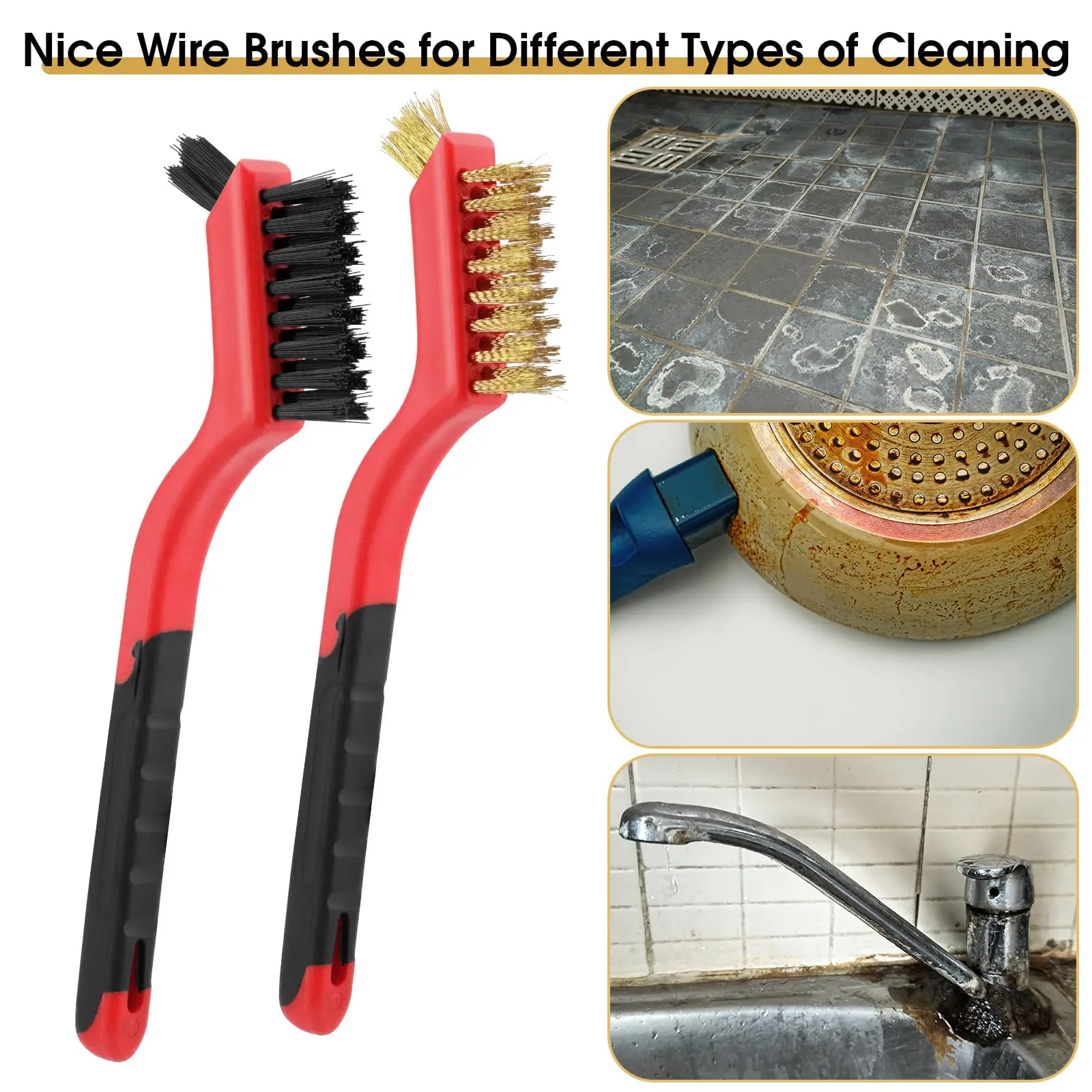 Cepillo Alambre Juego De Cepillos De Alambre Para Auto Industrial, Acero  Inoxidable Cepillo Puas Metalicas, image size:1600x1600