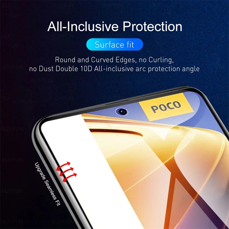 Hidrogel Pelicula Poco F4 GT X4 Pro 5G Hydrogel Film For Xiaomi PocoX4 M4  Pro 4G Screen Protector Poko F4 F3 M3 Soft Glass Film