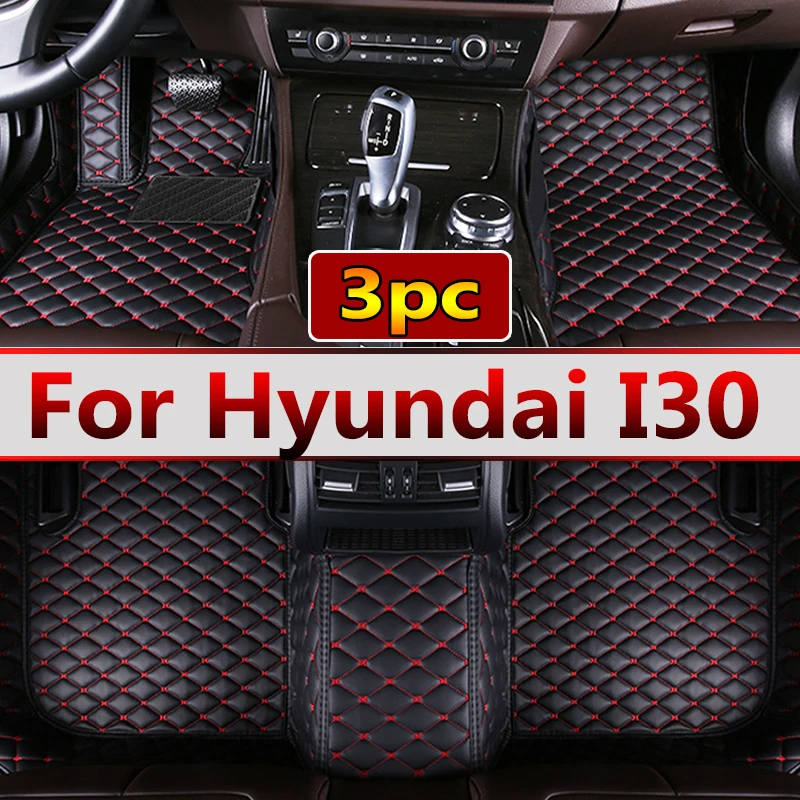 CustomMadeLeatherCarFloorMatsForHyundaiI302009201020112012