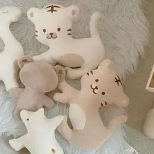 

Plush Toy Durable 5 Styles Fine Workmanship Stress Relieving Tiger Animal Doll for Home Decor Animal Doll Stuffed Toy